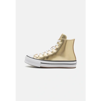 Abbildung von Converse Chuck Taylor ALL STAR EVA LIFT Unisex Sneaker high für Kinder, Größe: 36, Metallic light gold/white/natural ivory Schuhe