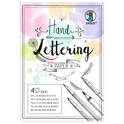 Abbildung von Handlettering Papier Pastel Mix assorted, A5