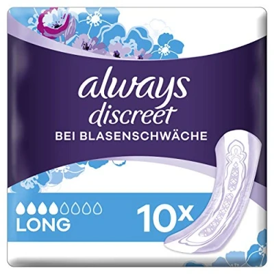 Abbildung von Always discreet Inkontinenz Binden long