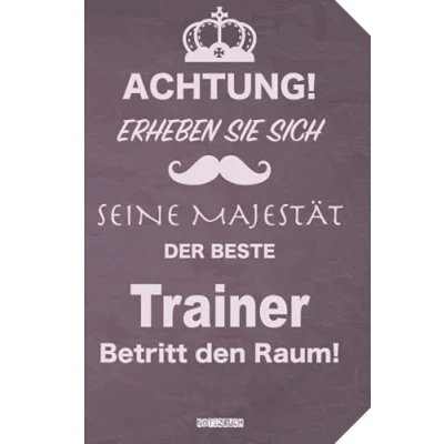 Abbildung von Geschenk für den besten Trainer: Notizbuch als Trainer A5 / liniert 120 Seiten Tagebuch Terminplaner Geschenkidee ... Mann zum Abschied Abschiedsgeschenk