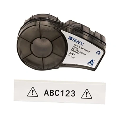 Abbildung von Brady M21 750 595 WT Tape For Lab Pal, Vinyl, 19.1 mm, White
