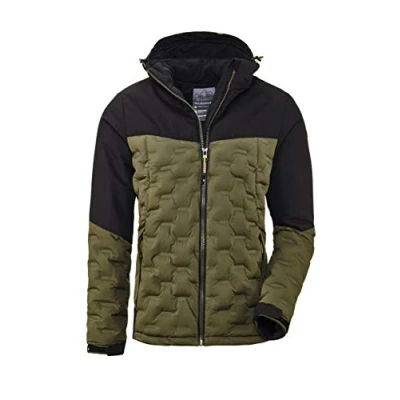 Abbildung von Killtec Herren Skane MN Downlook Jckt A Jacke In Daunenoptik Mit Abzippbarer Kapuze, dunkeloliv, XXL