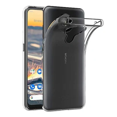 Abbildung von AICEK Hülle Compatible für Nokia 5.3 Transparent Silikon Schutzhülle Case Clear Durchsichtige TPU Bumper Handyhülle (6,55 Zoll)