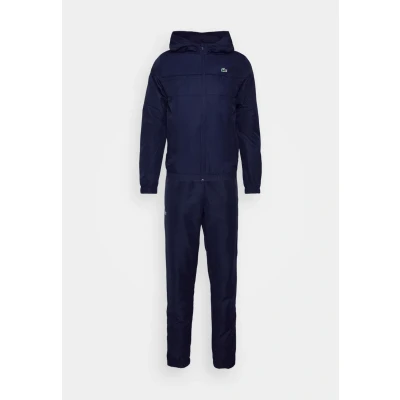 Abbildung von Lacoste Sport Tracksuit Hodded Trainingsanzug, Herren, Größe: XL, Navy blue