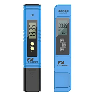 Abbildung von Wasserqualitätstest Meter Pancellent TDS PH EC Temperatur 4 in 1 Set für Hydrokultur, Aquarien, Trinkwasser, RO System, Fischteich und Schwimmbad