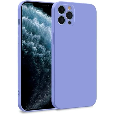 Abbildung von MyGadget Hülle für iPhone 11 Pro Max Zweilagige Handyhülle mit Kameraschutz Cover Innenfutter &amp; Silikon außen Flieder