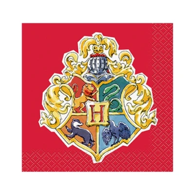 Abbildung von Harry Potter Hogwarts Servietten 25x25cm 16 Stücke