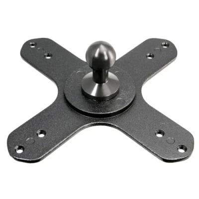 Abbildung von Arkon VESA Compatible 75/VESA 100 bis 20 mm Kugel Halterung Adapter, Schwarz (ap20mmvesa)