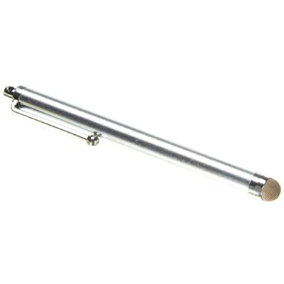 Abbildung von System S Stylus Stift Textilfaser Spitze Touch Pen kapazitiver Bildschirm Eingabe Silber für Smartphone Touchscreen Handy Tablet PC PDA