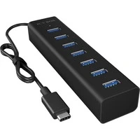 Abbildung von ICY BOX Type C™ zu 7 Port USB 3.0 Hub Computer Adapter