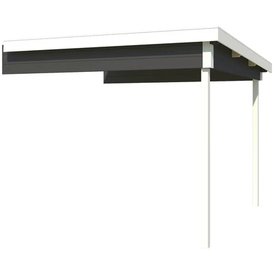 Abbildung von LASITA MAJA Schleppdach &quot;Zambesi 250&quot;, Dachverlängerung 28 mm, Fundamentmass 2500x2500, Carbongrau