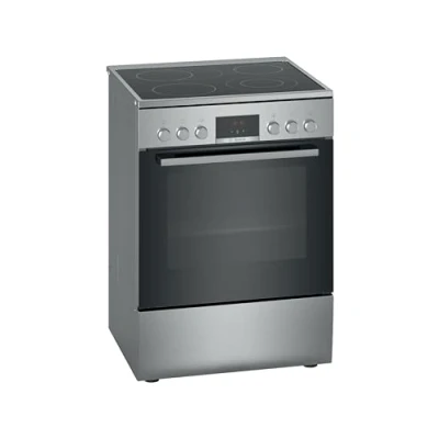 Abbildung von BOSCH Elektro Standherd &quot;HKR39C250&quot;, 4, HKR39C250, mit 2 fach Teleskopauszug, ecoClean Direct