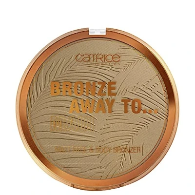 Abbildung von Catrice Bronze Away To... Matt Face &amp; Body Bronzer, Nr. C01, Braun, sofortiges Ergebnis, matt, für trockene Haut, Mischhaut, vegan, ohne Parfüm, Alkohol, Parabene, 1er Pack (30g)