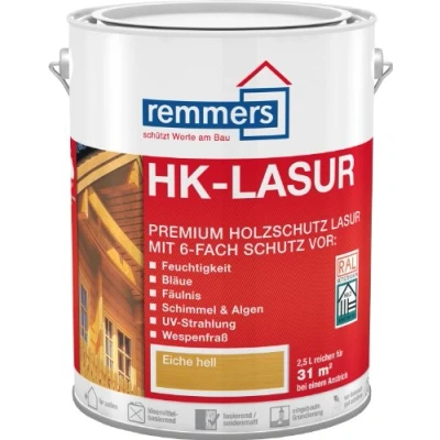 Abbildung von Remmers HK Lasur 3in1 mahagoni, 20 Liter, Holzlasur aussen, 3n1: Imprägnierung, Grundierung &amp; Lasur, Holzschutz vor Feuchtigkeit UV Strahlung