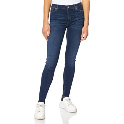 Abbildung von 7 For All Mankind Damen Hw Skinny Jeans, Dark Blue, 26 EU