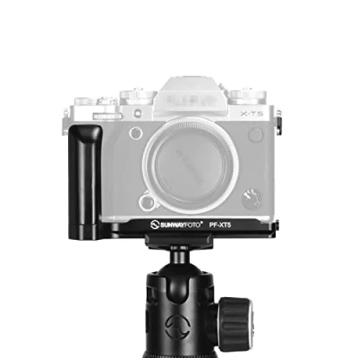Abbildung von SUNWAYFOTO PF XT5 Handgriff Arca Swiss Schnellwechselplatte für Fujifilm X T5 Hand Grip L förmiger Griff