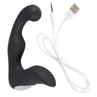 Abbildung von Prostatavibrator „Rechargeable Prostate Stimulator“ mit Perineumreizer
