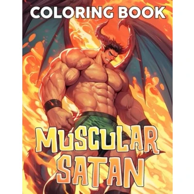 Abbildung von Muscular Satan Coloring Book: Darkness Demon Pages with Satanic in Seductive Illustrations Special Gift For Grown Ups Fun &amp; Relaxation