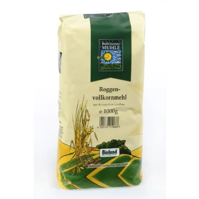 Abbildung von Bohlsener Mühle Roggenvollkornmehl, 6er Pack (6 x 1000 g ) Bio