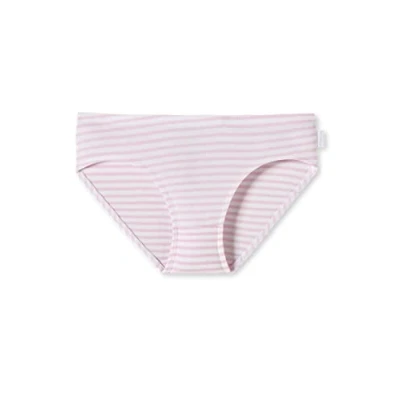 Abbildung von Schiesser Mädchen Slip Unterhosen Unterwäsche, rosa gestreift, 98