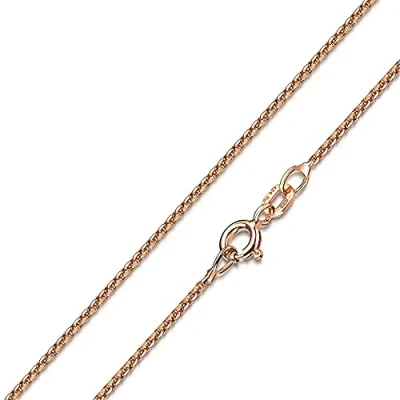 Abbildung von Materia Kette ohne Anhänger Rosegold Venezianer Damen K101, aus 925 Silber