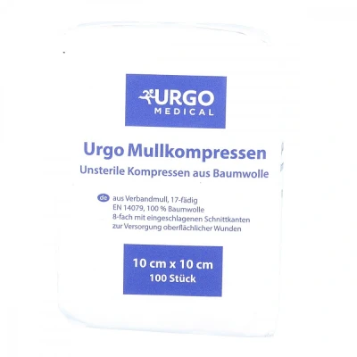 Abbildung von Urgo Mullkompressen 10x10 cm unsteril