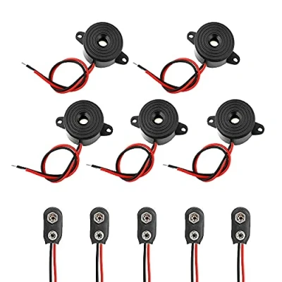 Abbildung von DC 3 24V 85dB Piezo Elektro Alarm Alarmanlage Buzzer Piezoelektrischer Summer Elektronischer