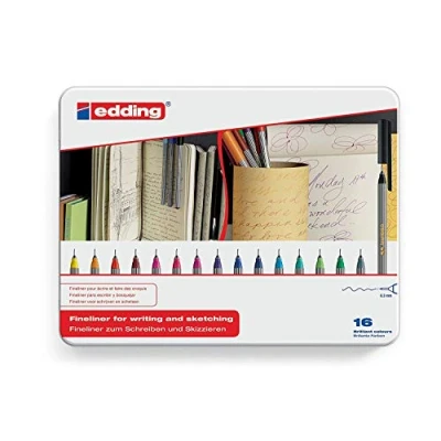 Abbildung von Edding 55 Fineliner 0.3mm sortiert 16pcs