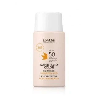 Abbildung von Babé Creme Sun Protection Color Super Fluid Sunscreen 50 ml