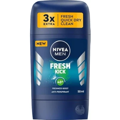 Abbildung von NIVEA MEN Fresh Kick 48 H Antitranspirant Stift für Herren 50ml