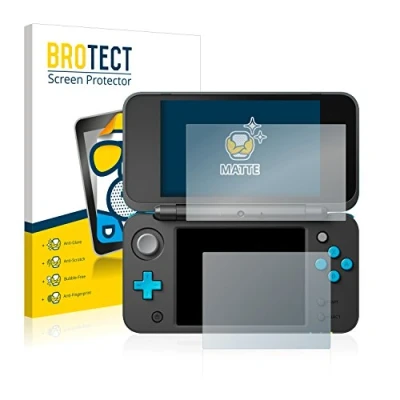 Abbildung von BROTECT Entspiegelungs Schutzfolie für Nintendo 2DS XL (2 Stück) Matte Displayschutz Folie, Anti Reflex, Fingerprint