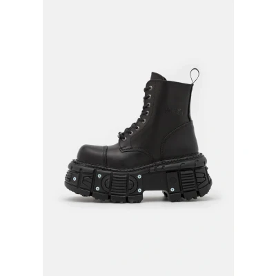 Abbildung von New Rock Unisex High Heel Stiefelette, Größe: 36, Black Schuhe