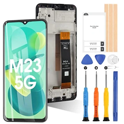 Abbildung von ARSSLY Bildschirm für Samsung Galaxy M23 5G M236B Ersatz LCD Display Touch Digitizer Assembly mit Werkzeugen (6,6 Zoll, Schwarz Rahmen)