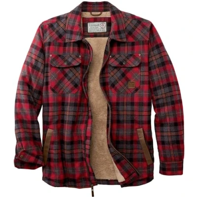 Abbildung von Legendary Whitetails Herren Tough as Buck Flanellhemdjacke mit Berberfutter