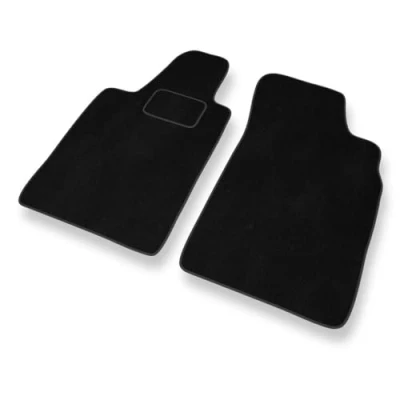 Abbildung von Mossa Fußmatten Auto kompatibel mit FIAT Barchetta (1995 2005) Premium Velours Schwarze Automatten Autoteppiche