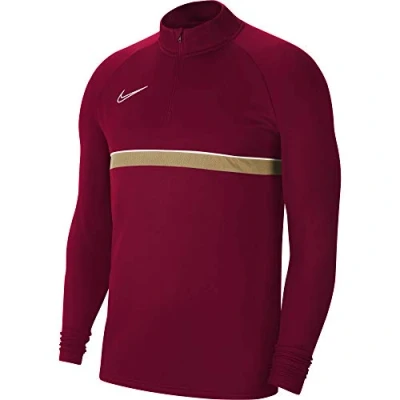 Abbildung von Nike Performance Academy 21 Drill Unisex Sport Tshirt für Kinder, Größe: 116 128, Team red / white jersey gold