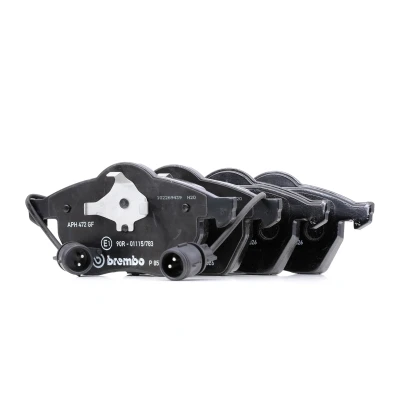 Abbildung von BREMBO P 85 026 Bremsbelagsatz inkl. Verschleißwarnkontakt mit Kolbenclip ohne Zubehör AUDI: A6 C4 Limousine, 100 Avant, Limousine
