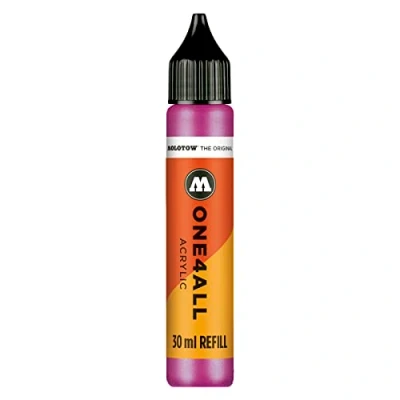Abbildung von Molotow ONE4ALL Refill Acryl, Farbe 225 metallic pink 30 ml, Nachfülltinte für Permanentmarker