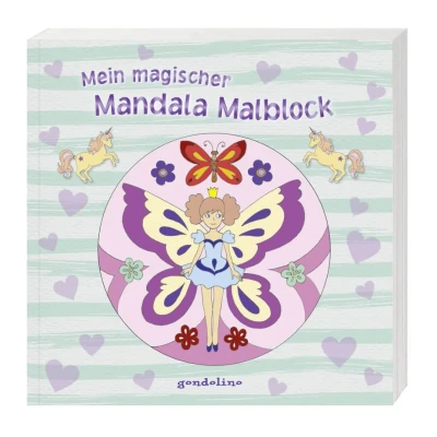 Abbildung von Mein magischer Mandala Malblock (Blumenelfe): 40 Motive zum Ausmalen, Heraustrennen und Verschenken.