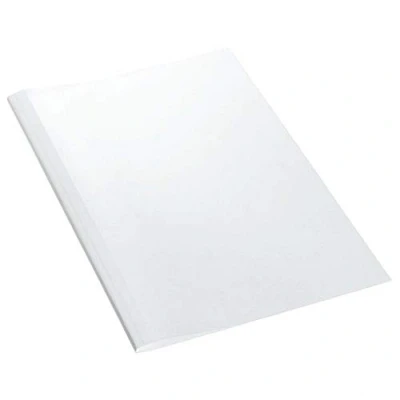 Abbildung von Leitz 177115 Thermobindemappe Leinenoptik, A4, Rückenbreite 3 mm, 25 Stück, weiss