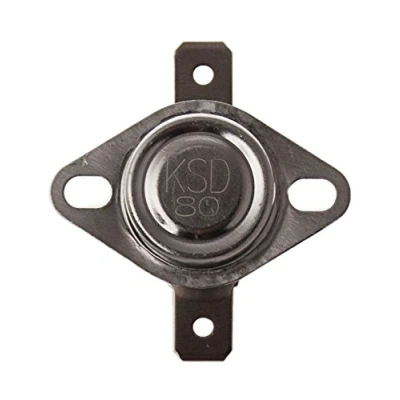 Abbildung von edi tronic Temperaturschalter 80C Öffner KSD80 Thermoschalter Temperaturbegrenzer Schalter