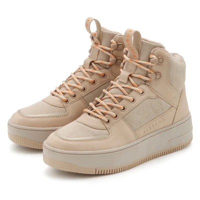 Abbildung von Elbsand Sneaker high, Damen, Größe: 36, Beige - Schuhe