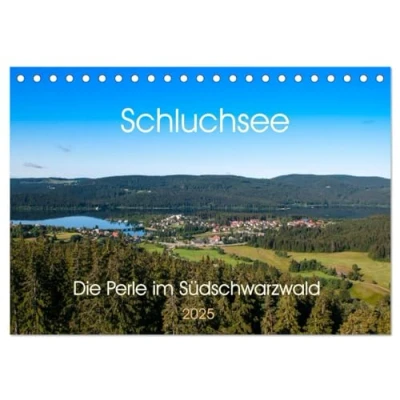 Abbildung von Schluchsee Naturpark Südschwarzwald (Tischkalender 2025 DIN A5 quer), CALVENDO Monatskalender