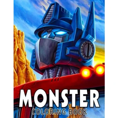 Abbildung von Monster Coloring Book: Filled with High Quality Images of Strong and Powerful Character for Kids Adults to Relax Color!