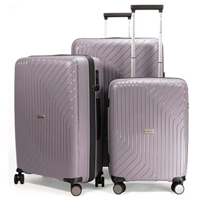 Abbildung von HAUPTSTADTKOFFER TXL 3er Kofferset, TSA, Trolley Set, 4 Rollen, Rollkoffer, EXTRA LEICHT, Reisekoffer, (S, M &amp; L), Titan