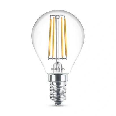 Abbildung von Signify Philips LED classic Lampe 40W E14 Tropf kaltw 470lm klar 1er P