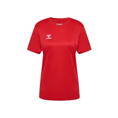 Abbildung von Hummel Essential Tshirt basic, Damen, Größe: 44, True red