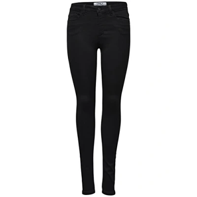 Abbildung von ONLY Damen Onlroyal High Sk Pim600 Noos 15093134 Jeans, Schwarz, EU M/30