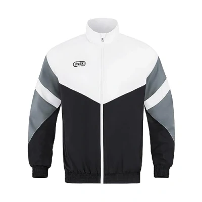 Abbildung von JAKO Fussball TEAM Retro Freizeit Trainingsjacke, Herren, Größe: 4XL, Schwarz