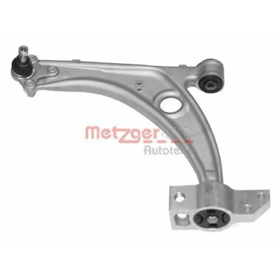 Abbildung von METZGER 58014801 Querlenker KIT + mit Trag /Führungsgelenk, Gummilager Vorderachse links, unten Aluminium VOLKSWAGEN: Passat B6 Variant
